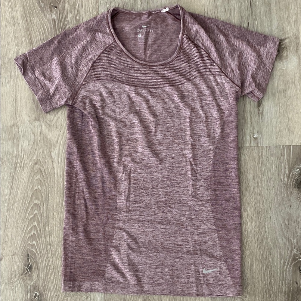 Nike Women's Heathered Red/Purple Top